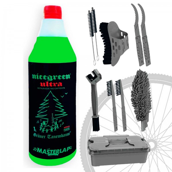 Nicegreen Ultra Pack Ciclista – Kit de limpieza completo para bicicletas